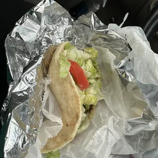 Lamb Gyro was delicious and fresh