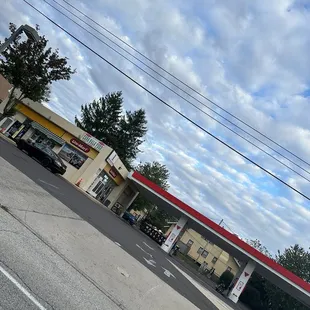 Exxon gas station minimart