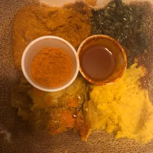 Special Vegetarian Platter via door dash
