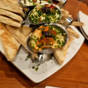 Hummus sampler