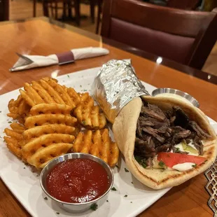 Beef Shawarma Wrap