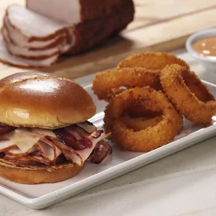 Turkey Crunch with Onion Rings