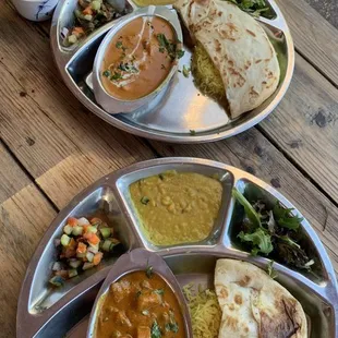 Madras Chicken Curry and chicken tikka masala