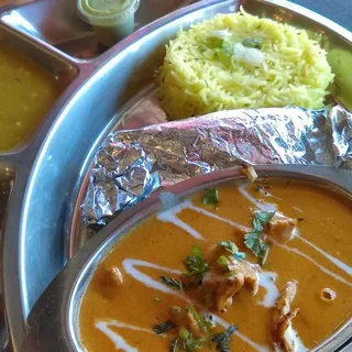 Chicken Tikka Masala Thali