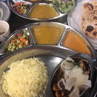 Grilled Chicken Boti Thali