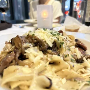 Pappardelle con Funghi