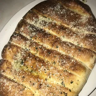 ZA bread a little burnt but good !