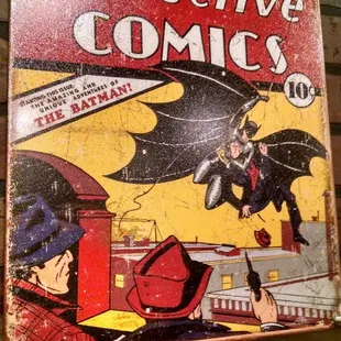 Cool replica comic book covers for booth decor