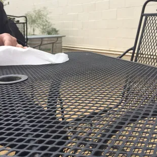 sushi and sashimi, outside