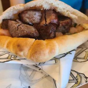 Lamb Sandwich tasted just like beef!!!