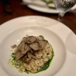 a plate of food on a table