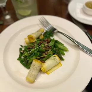 a plate of food on a table