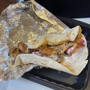 Chicken Shawarma wrap