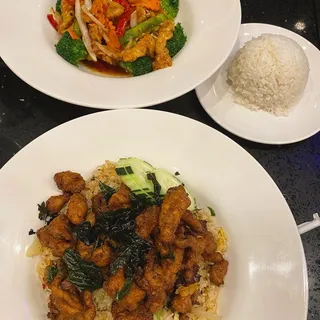 Thai Herbal Chicken Fried Rice