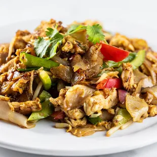 Drunken Noodles Pad Kee Mow