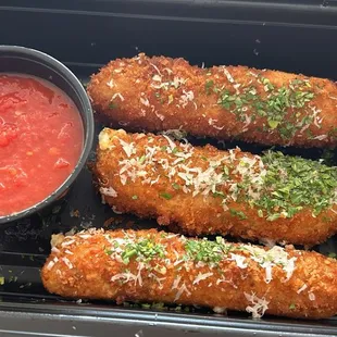 Mozzarella sticks but I ate one