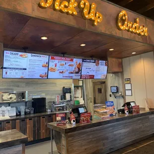 Order at the counter