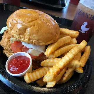 Chicken Finger Sandwich Meal