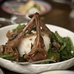 Lamb chops dish!!