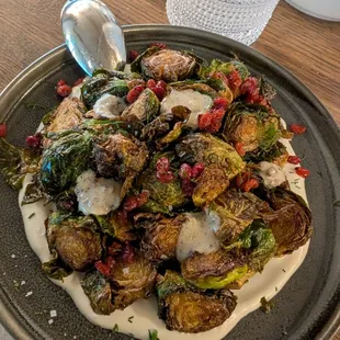 Crispy Brussels Afelia