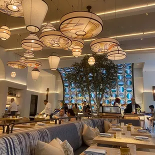 Inside the restaurant