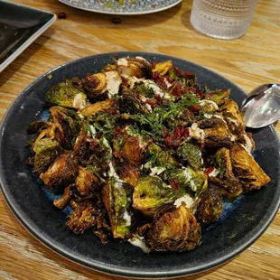 Crispy Brussels Afelia