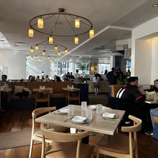 The lovely dining room shot from the back