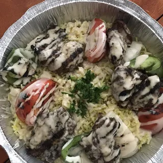 Lamb Kabob Platter