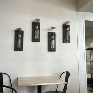 Some private seating areas available