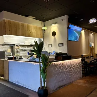 Front/reception/ordering counter all together