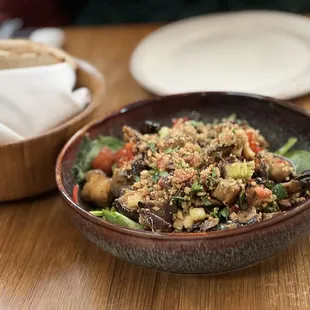 Eggplants salata: yum and good portion
