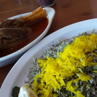 14. Dill Fava Rice a la Carte