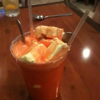 1. Ice Cream and Carrot Juice