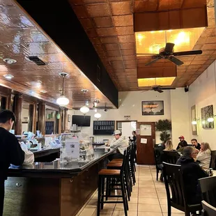 Bar side dining