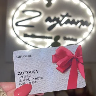 Gift cards