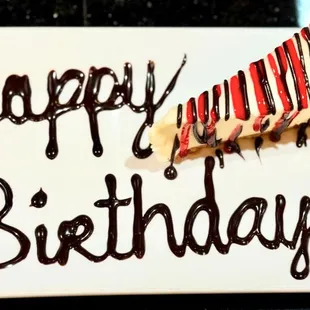Birthday cheesecake
