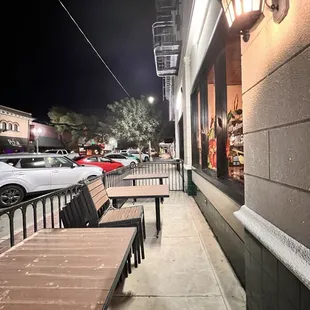 Outside