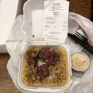 Kids Beef Bowl with Rice