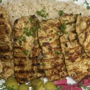Debone Chicken over rice