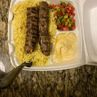 Beef Kabob Plate