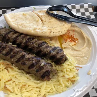 Kuftah Kabob Plate