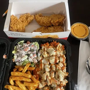 Chicken Platter and 3pcs Tenders