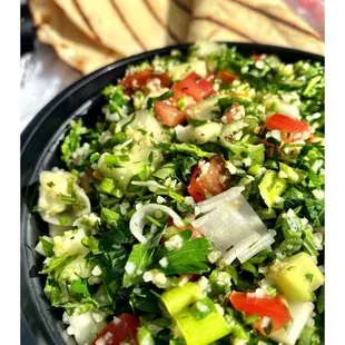 Fresh Tabouli Salad-@ Zaytune Mediterranean Grill..3129 S Morgan St.Chicago ILGrill Wraps Bowls Salads Platters Soups.Fresh&amp;Tasty. Cool!