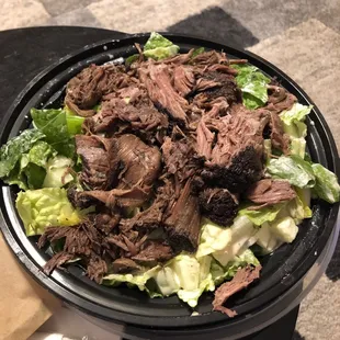 Braised Lamb Salad Bowl