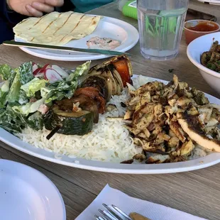 Grilled Chicken Shawarma Platter