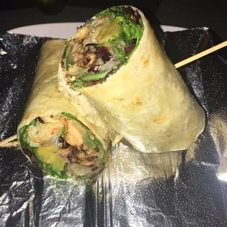 Jerk Salmon Wrap