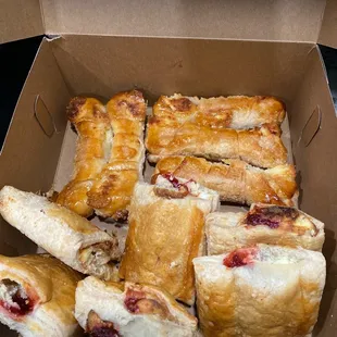 a box of pastries