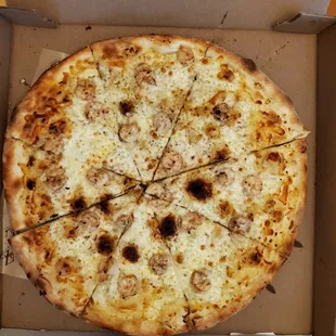 large scampi pizza