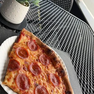 Pizza on the patio