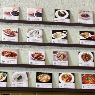 A readable picture of these pictures of dishes to choose from.